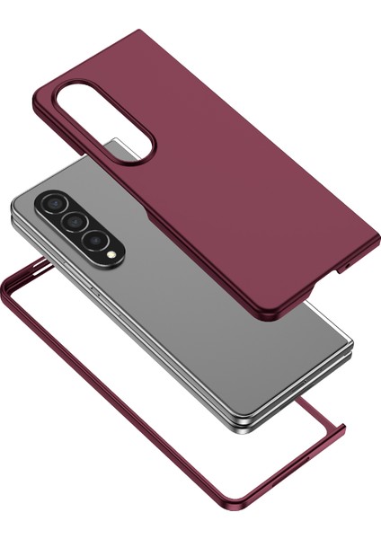 Samsung Galaxy Z Fold 4 5g Telefon Kılıfı - Koyu Kırmızı (Yurt Dışından) fırsatları