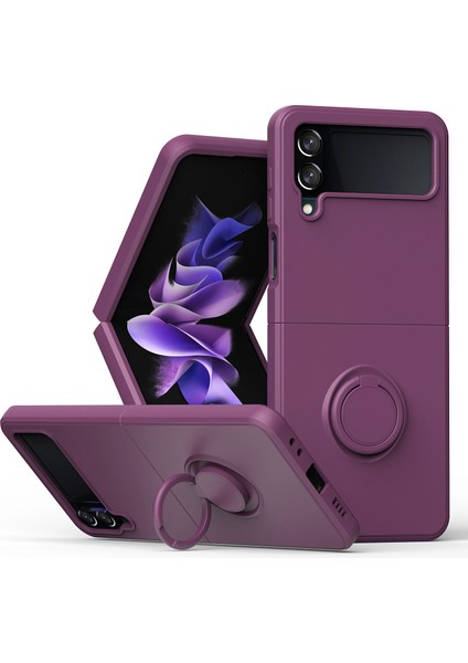 Samsung Galaxy Z Flip 4 5g Telefon Kılıfı - Mor (Yurt Dışından)