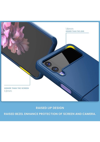 Samsung Galaxy Z Flip 4 5g Telefon Kılıfı - Mor (Yurt Dışından) modelleri