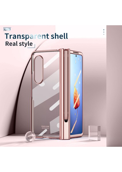 Samsung Galaxy Z Fold 4 5g Telefon Kılıfı - Pembe Altın (Yurt Dışından) fiyatları