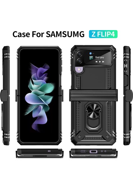Samsung Galaxy Z Flip 4 5g Telefon Kılıfı - Siyah (Yurt Dışından) fiyatları