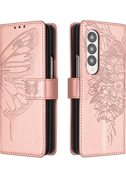 Samsung Galaxy Z Fold 4 5g Telefon Kılıfı - Pembe Altın (Yurt Dışından) fiyatları