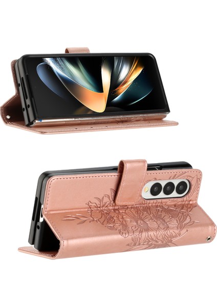 Samsung Galaxy Z Fold 4 5g Telefon Kılıfı - Pembe Altın (Yurt Dışından) modelleri