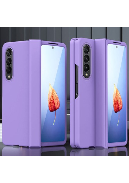 Samsung Galaxy Z Fold 4 5g Telefon Kılıfı - Mor (Yurt Dışından)