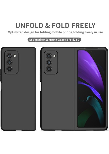 Samsung Galaxy Z Fold 2 5g Telefon Kılıfı - Siyah (Yurt Dışından) modelleri