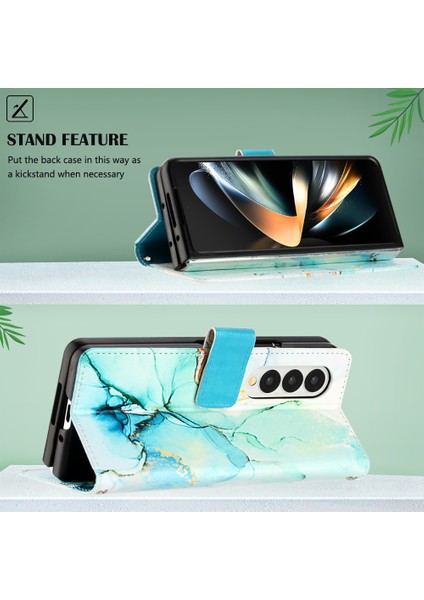 Samsung Galaxy Z Fold 4 5g Telefon Kılıfı - Yeşil (Yurt Dışından) modelleri