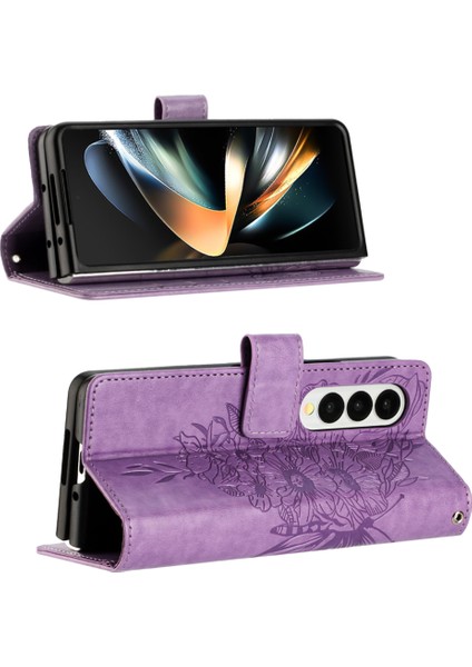 Samsung Galaxy Z Fold 4 5g Telefon Kılıfı - Açık Mor (Yurt Dışından) modelleri