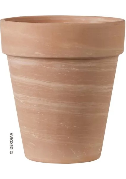 Vaso Alto Duo White-Striped Saksı
