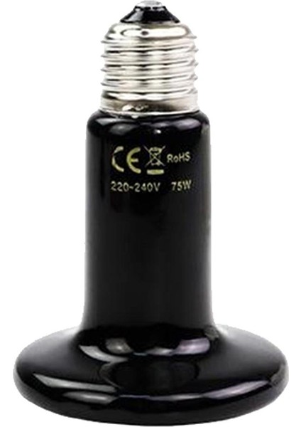 Sürüngen Isıtma Lambası 220V Seramik Sürüngen Isıtıcı 25W 200W Işık Yok 150W (Yurt Dışından)