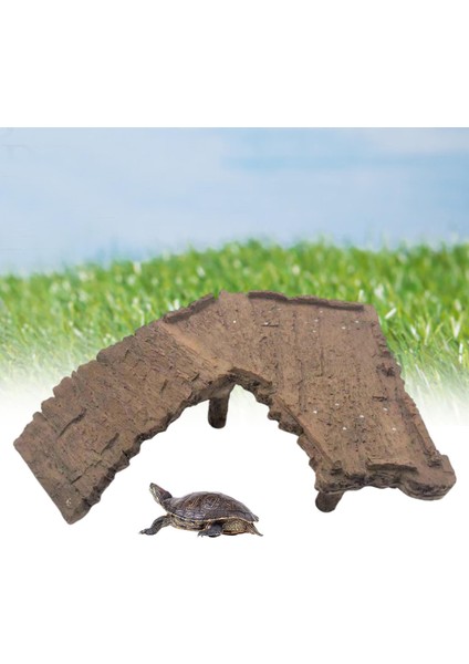 Reçine Kaplumbağa Terrapin Dock Kaplumbağa Basma Platformu Rampa Habitat Dekor 21.5 x 7 x 6 cm (Yurt Dışından)