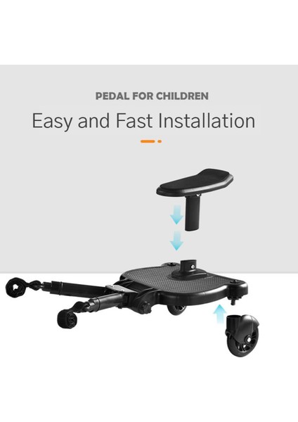 Evrensel Adaptörlü Bebek Arabasıpuset Buggy Adım Tahtası (Yurt Dışından)