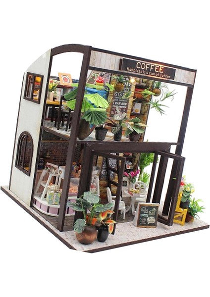 1/24 Dıy Minyatür Dollhouse Kiti Ahşap Yaratıcı Mobilya (Yurt Dışından)