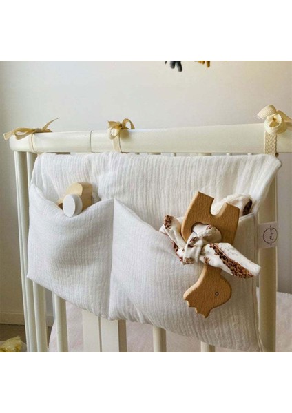 Çok Kullanımlı Bebek Kreş Organizatör Krey Beyaz İçin Asılı 2 Cepler (Yurt Dışından) modelleri