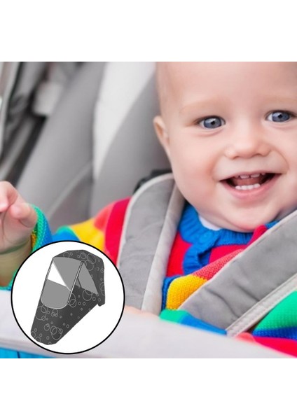 Babah Yağmurlu Puset Buggy Toz Geçirmez Seyahat Hava Rüzgarı (Yurt Dışından)
