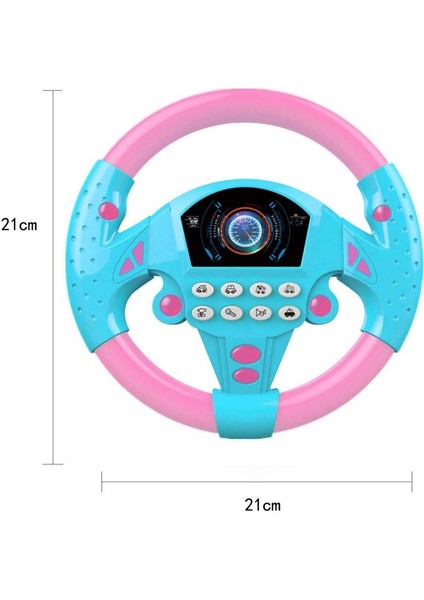 Eğitim İçin Simüle Direksiyon Simidi Pembe (Yurt Dışından)
