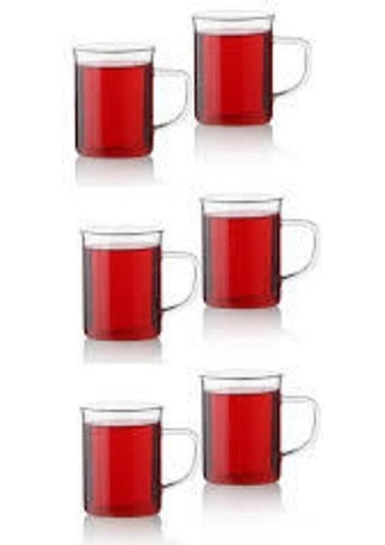 6'lı Isıya Dayanıklı Cam Bardak 200ML CAM-400829