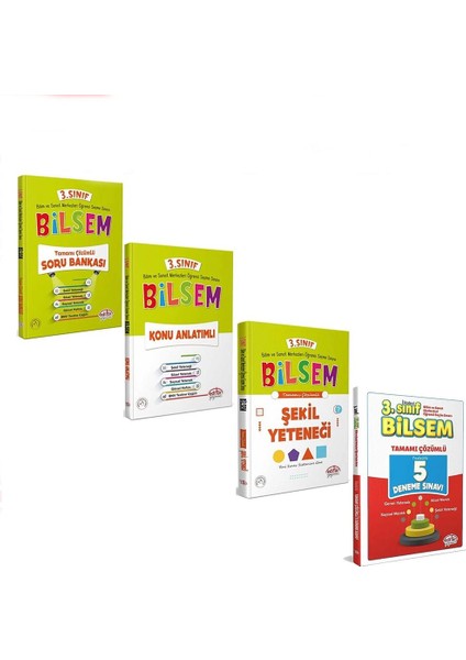 3. Sınıf Bilsem Hazırlık 4 Kitap Set