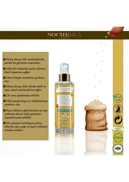 Vegan Pirinç Özlü Tonik (200 ml) modelleri