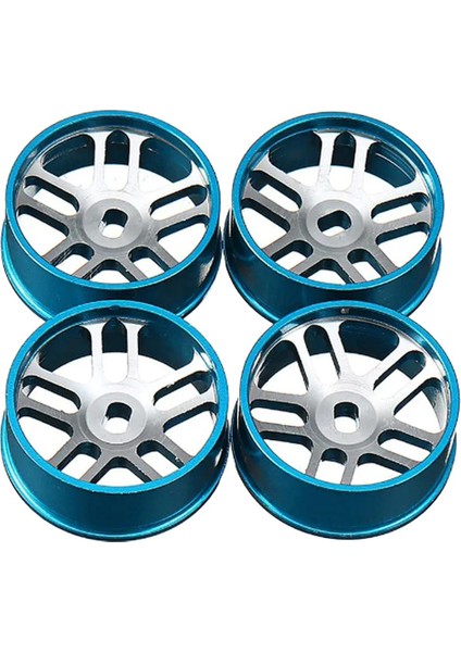 Wltoys Için 4 Parçalı Metal Tekerlek Seti K969 K979 K989 1/128 Rc Araba Mavisi (Yurt Dışından)