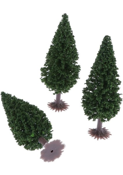 3X10CM Oo Ölçekli Model Ağacı Diorama Wargame Manzarası Koyu Yeşil Peyzaj C (Yurt Dışından)