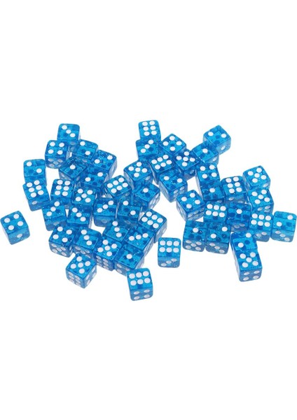 50PCS 12MM 6 Taraflı D6 Aksesuar Mavisi Için Demet (Yurt Dışından)