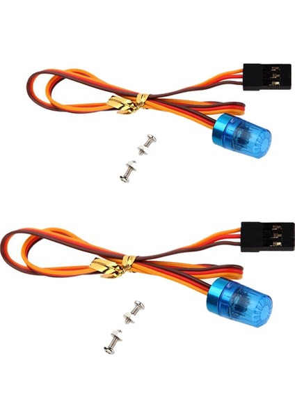 Rc Flaş Işığı Döndürme LED Rc Kamyonu Buggy Paletli Parçalar Mavi (Yurt Dışından)