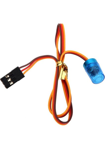 Rc Flaş Işığı Döndürme LED Rc Kamyonu Buggy Paletli Parçalar Mavi (Yurt Dışından)