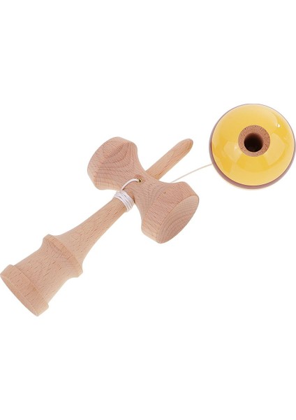 Kendama Topu Japon Geleneksel Ahşap Oyun Dengesi Eğitim Oyuncak Sarı (Yurt Dışından) modelleri