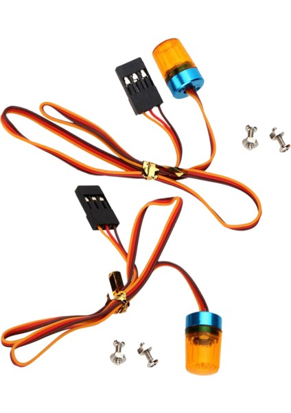 Rc Flaş Işığı Döndürme LED Rc Kamyonu Buggy Palet Parçaları Sarı (Yurt Dışından) modelleri