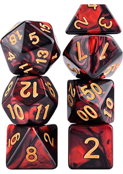 70 Adet Polehedral Set Depolama Torbası ile Çift Renkler Masa Oyunu Stili Için (Yurt Dışından)