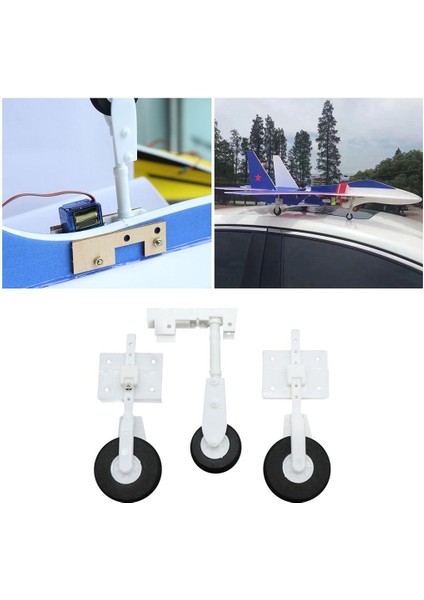Rc Quadcopter Için SU27 Rc Uçak Iniş Dişli Kiti Tekerlekler Yedek (Yurt Dışından)