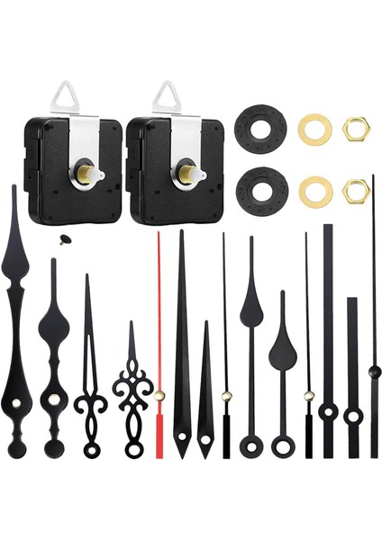 Metal Saat Hareket Mekanizması Motor Değiştirme Sessiz Eller Aracı 13MM Şaft Uzunluğu (Yurt Dışından)