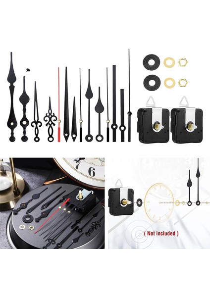 Metal Saat Hareket Mekanizması Motor Değiştirme Sessiz Eller Aracı 13MM Şaft Uzunluğu (Yurt Dışından) modelleri