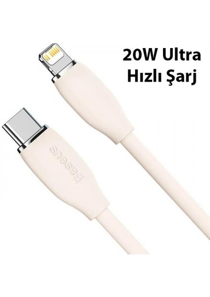 20W 1.2metre Type C To Iphone Lightning Ultra Hızlı Şarj ve Data Kablosu, Kopmaz Bükülmez