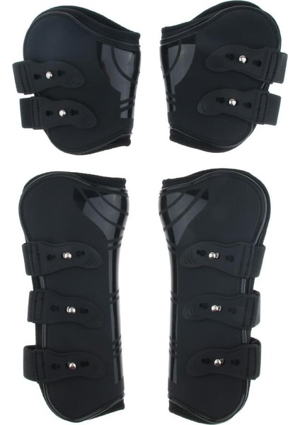 2 Set At Egzersizi Atlama Önyükleme Açık Ön ve Fetlock Bot (Yurt Dışından)