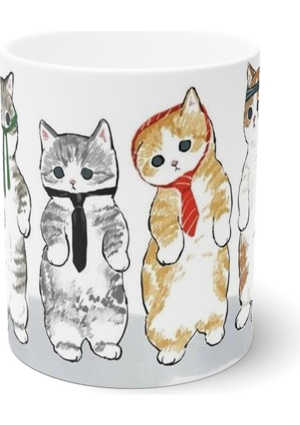Kravatlı Kediler Cats With Ties Kupa Mug fiyatları