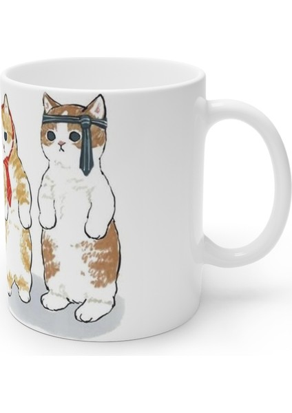 Kravatlı Kediler Cats With Ties Kupa Mug modelleri