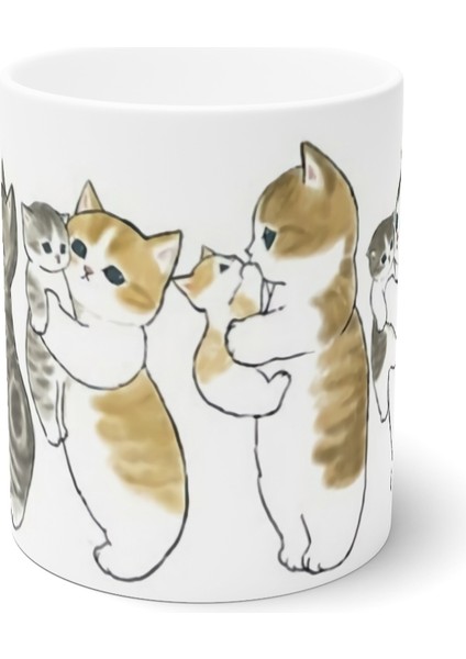 Yavrularıyla Anne Kediler Kupa Mug fiyatları