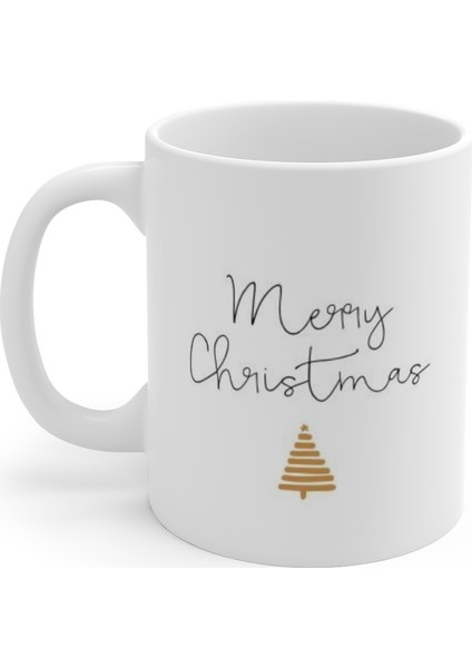 Noel Yılbaşı Merry Christmas El Yazılı Kupa Mug