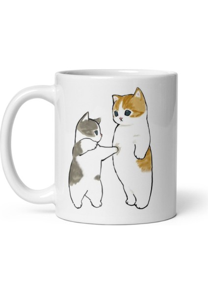 Boks Yapan Kediler Boxing Cats Kupa Bardak Mug