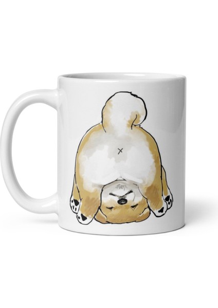 Ters Dönmüş Köpek Flip Flop Dog Kupa Bardak Mug