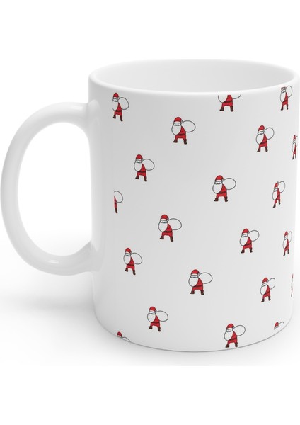 Noel Yılbaşı Mini Santa Merry Christmas Kupa Bardak Mug