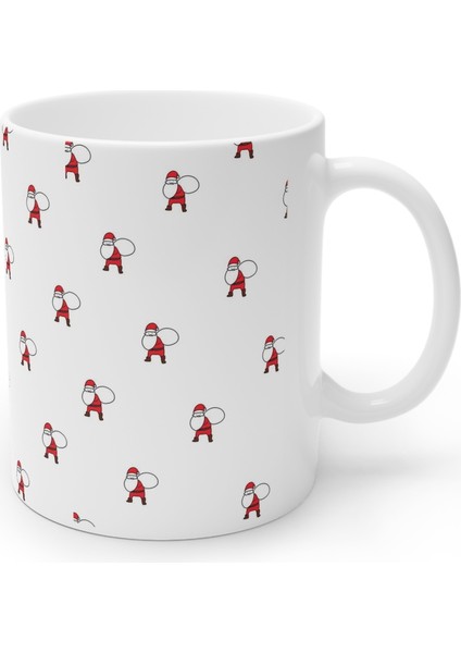 Noel Yılbaşı Mini Santa Merry Christmas Kupa Bardak Mug