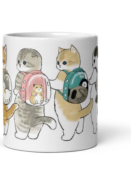Hayvan Çantalı Kediler Animal Bag Cats Kupa Bardak Mug fiyatları