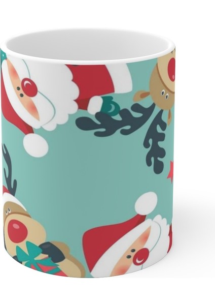 Noel Baba Yılbaşı Cartoon Penguen Merry Christmas Kupa Mug