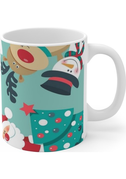 Noel Baba Yılbaşı Cartoon Penguen Merry Christmas Kupa Mug