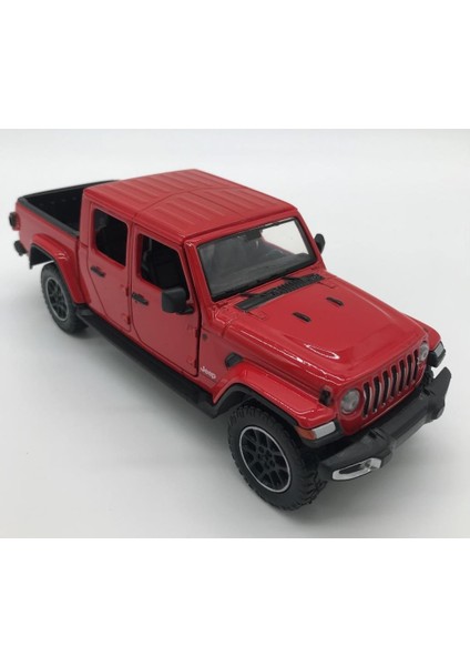 1:27 2021 Jeep Gladıator Overland Kırmızı Model Araba