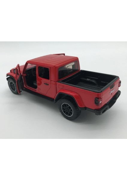 1:27 2021 Jeep Gladıator Overland Kırmızı Model Araba