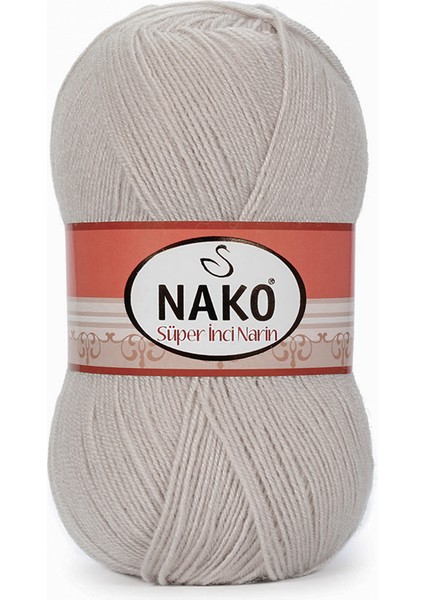 Süper Inci Narin Açıkbej 24015 Tığ Ipi 100GR