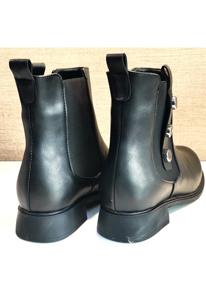 2238 Kısa Topuklu Termo Bot Siyah fırsatları